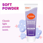 Lume Whole Body Deodorant - Invisible Cream Tube - 72 Hour Odor Control - Aluminum Free. Baking Soda Free. Skin Safe - 3.0 ounce (Soft Powder)