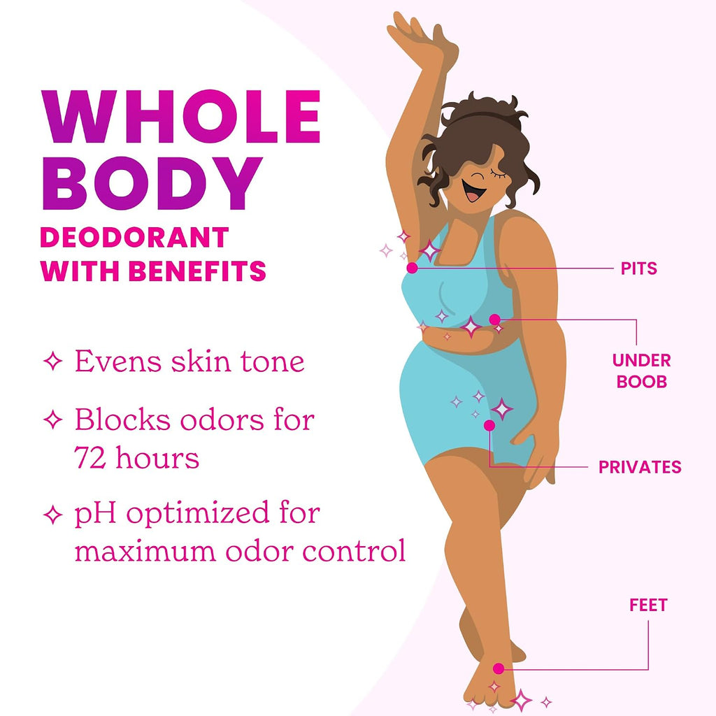 Lume Whole Body Deodorant - Invisible Cream Tube - 72 Hour Odor Control - Aluminum Free. Baking Soda Free. Skin Safe - 3.0 ounce (Pack of 2) (Clean Tangerine)